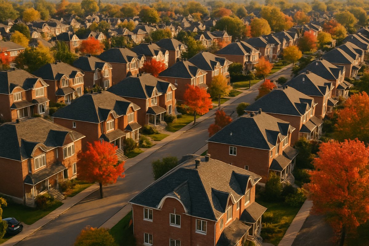 Quartier résidentiel québécois